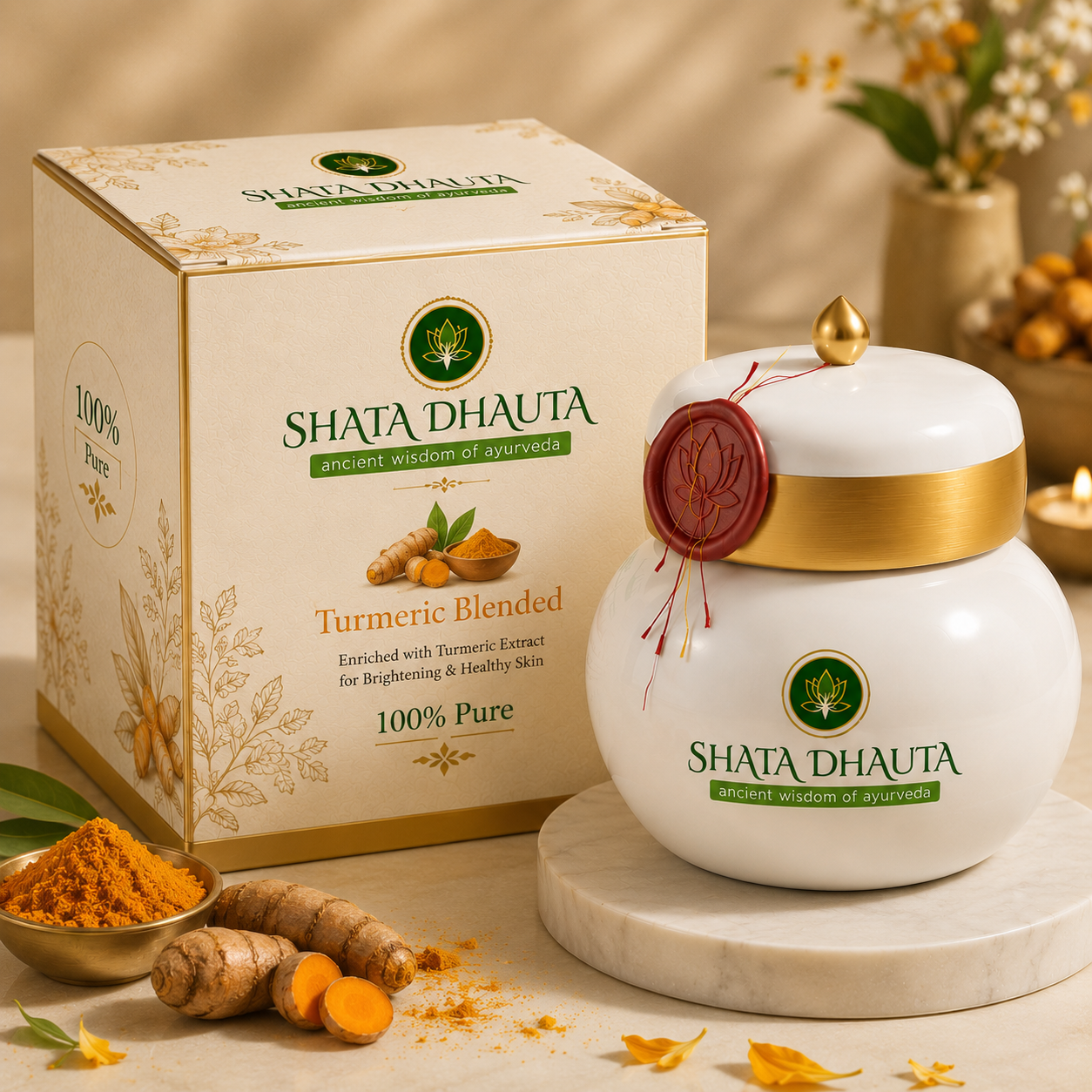 Shata Dhauta Turmeric